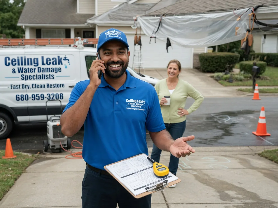 Ceiling Leak Cleanup Leonardville, KS FAQs